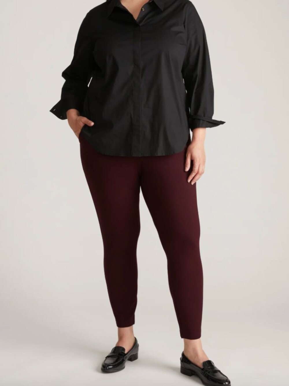 Universal Standard Minimalist Moro Pocket Signature Ponte Pants Sz M (US 18/20)